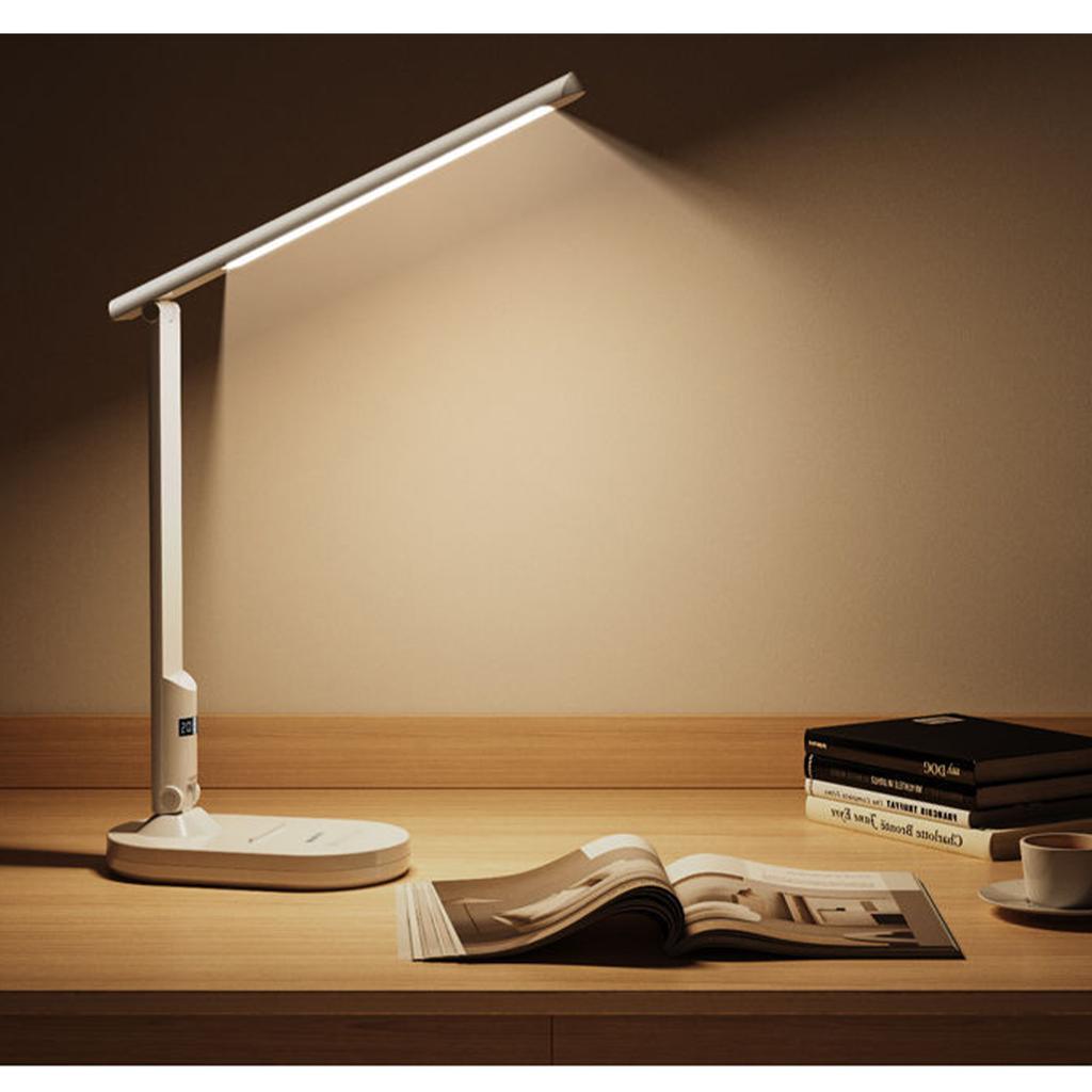 Светодиодная лампа для защиты глаз, настольная лампа для учебы, общежития, для выполнения домашних заданий, портативная складная лампа для чтения на тумбочке, супер яркая