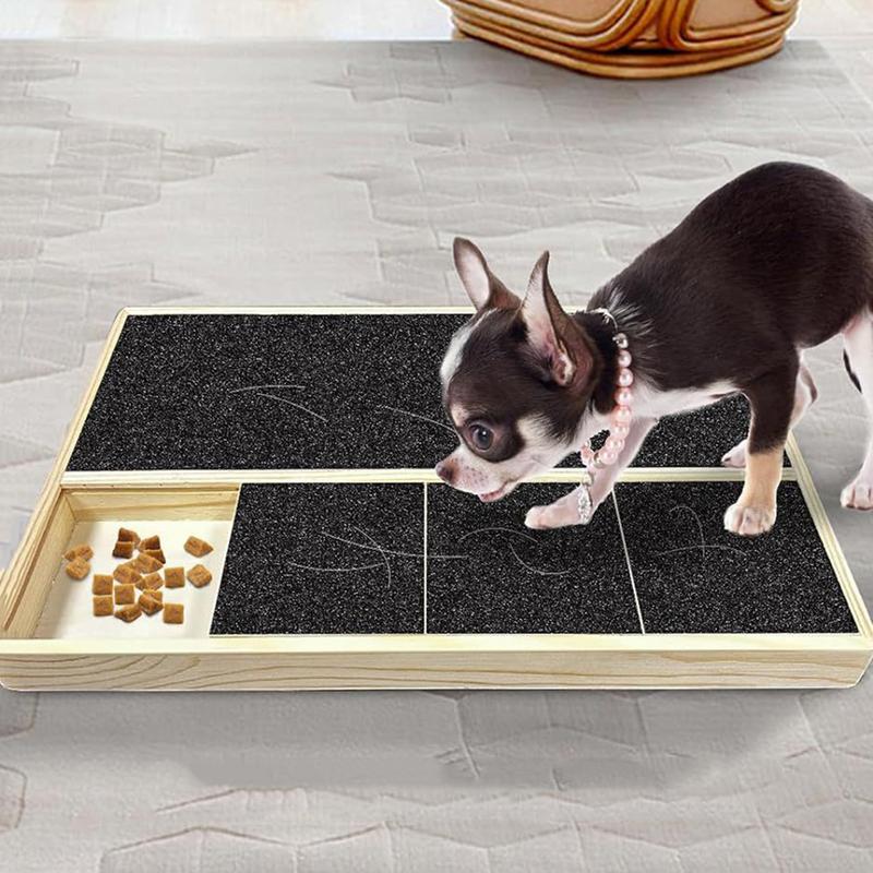 Dogs Scratch Square Pad Pet Paw Nail Square Scratch Trimming Board Wood Filing Scratchboard Polish Pads For Pet Dog Medium Dog