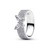 Butterfly Bow Ring Heart Shaped Rose Zircon Ring S925 Silver For Women's Ring Wedding Jewelry Gifts