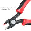 Wire Cutter with Ergonomic Handle Compact Size Portable Ultra-Sharp Precision Flush Pliers Cable Stripper