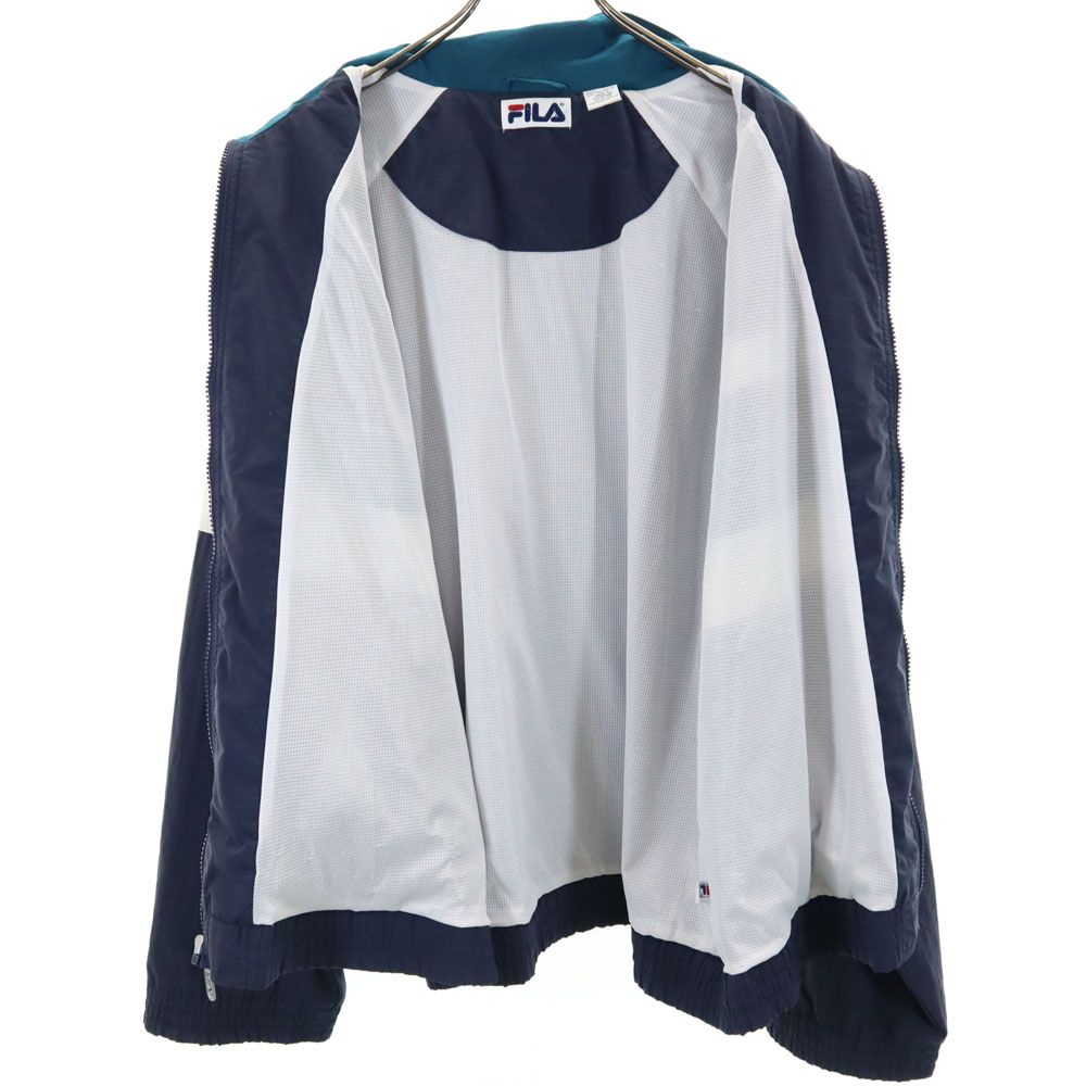 Fila Винтажная нейлоновая куртка 90-х L Темно-синяя Мужская Б/У