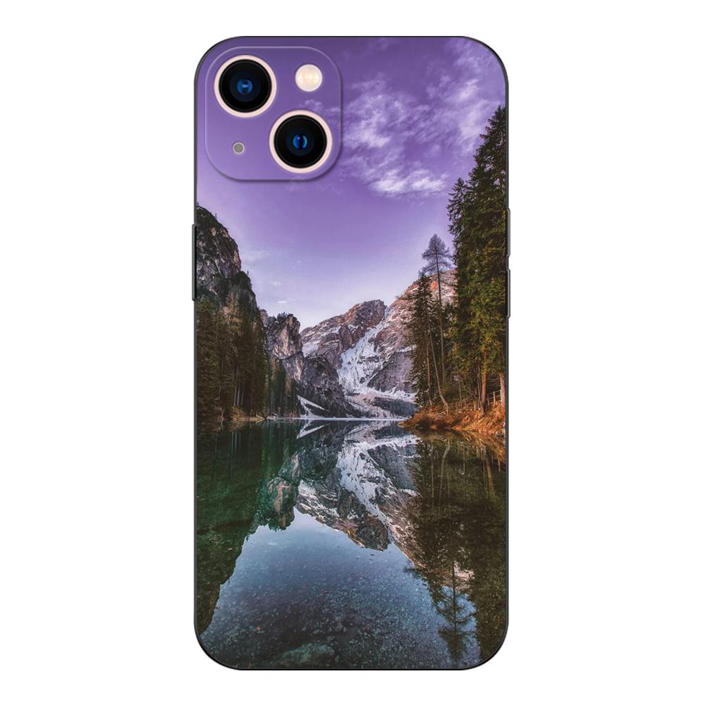 Черный чехол из ТПУ для Realme C2 C3 C12 C15 C35 C30 C31 C20 C21 C21Y C25 C25Y C25S C11 2021 2020 горный природный пейзаж