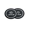 Interior Stickers Car Coaster Pad Anti-slip Anti Coaster Water Cup Slot Decorate Accessories For Lexus NX LS UX LM LX GX LC RZ I