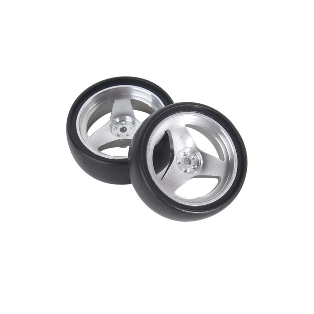1/18 Remote Control Drift Car Upgrade Tires 4PCS With Metal Rims For Enhanced Control And Stability Driving Experience