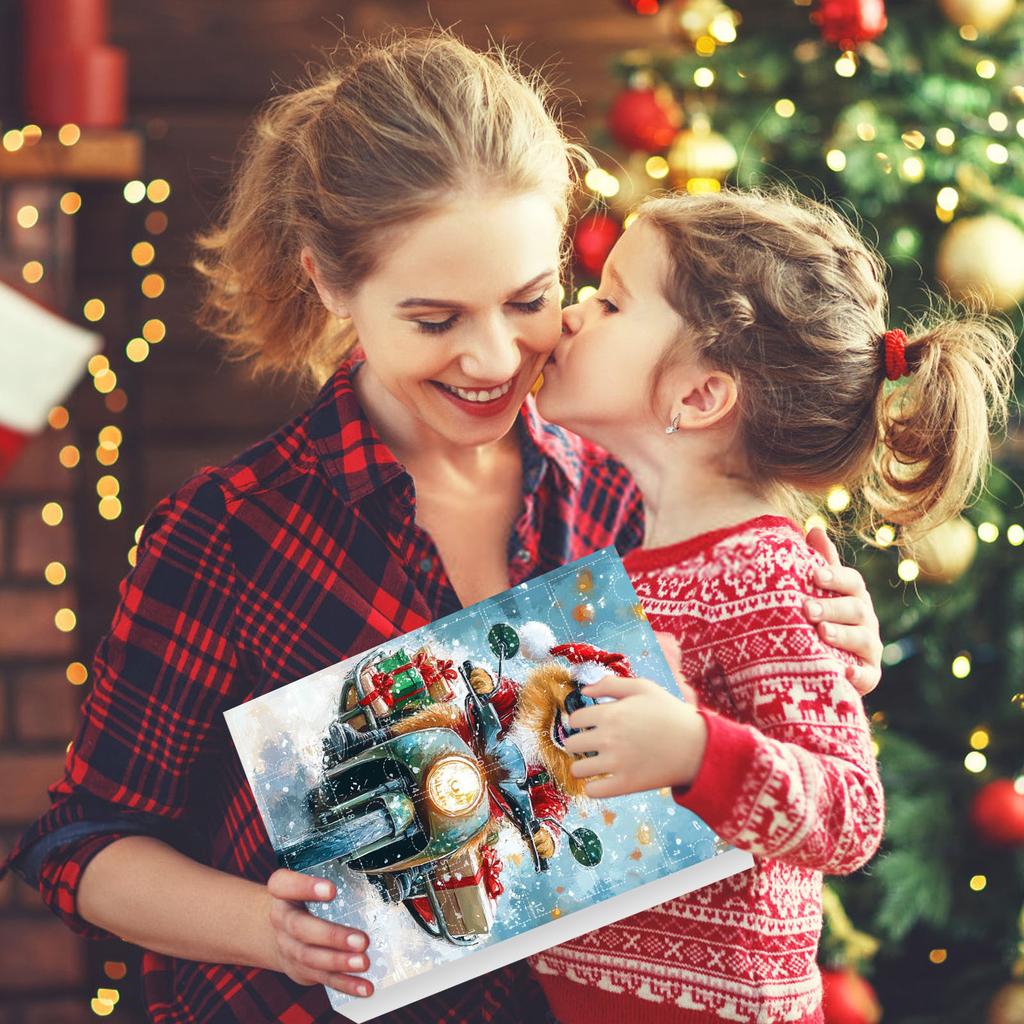 Advent Calendar Contains 24 Gifts, Cute Figures Doll Advent Calendar, Countdown Calendar With Surprise Toys, Collectible Figures Gift For Kids