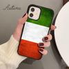 Italian National Flag Phone Case for iPhone 11 12 13 14 Pro Max Mini X XR XS SE 2020 5 6S 7 8 Plus Samsung Galaxy S21 S22 Cover