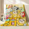 Game E Eggy P Party  Flannel  Blanket Suitable for Sofa Living Room Bedroom