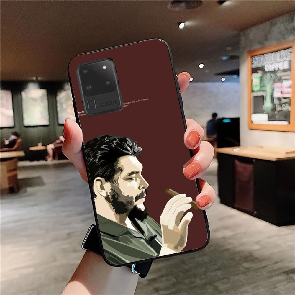 Che Guevara Smoking Cigar Phone Case For Samsung S 9 10 20 21 22 23 30 23 24 plus lite Ultra FE S10lite Fundas