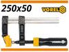 Carpenter's clamp 50x250mm / 37103 / VOREL