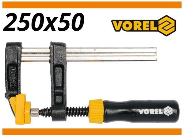 Carpenter's clamp 50x250mm / 37103 / VOREL