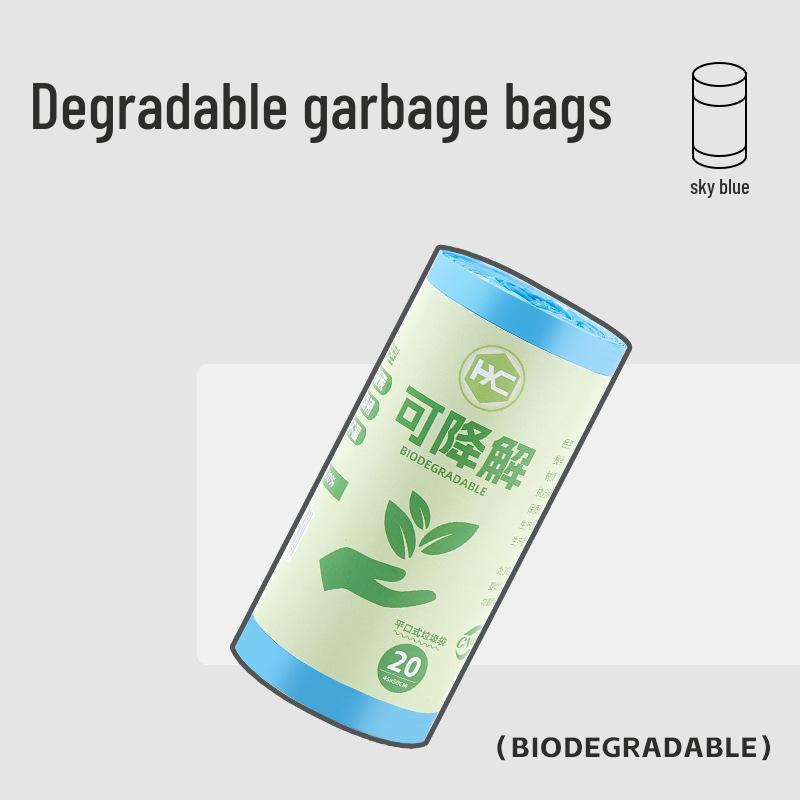Биоразлагаемые компостируемые толстые мусорные мешки - Готовый запас