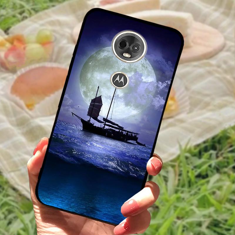 Для Moto E5 / E5 Play EU Чехол Силиконовый Мягкий Ударопрочный ТПУ Задняя Крышка для Motorola Moto E5Plus / E5 Plus Capa E5Play E 5 Мрамор