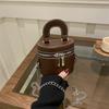 Модная сумка-ведро из искусственной кожи для женщин с цепочкой, сумка через плечо