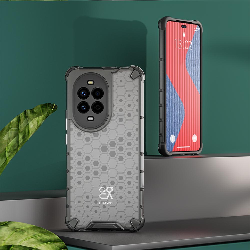 KEYSION Противоударный бронированный чехол для Huawei nova 13 Pro Мягкий силиконовый + прозрачный сотовый чехол для задней панели телефона Huawei nova 13