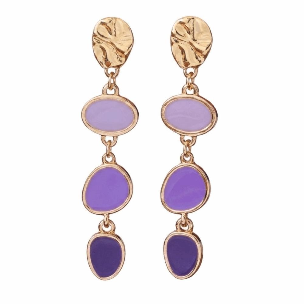Contrasting Earrings Studs Colorful Women Drop Earrings Fashion Colored Ear Studs Holiday