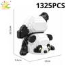Cute Panda Micro Building Blocks 3D Diamond Small Model Animals Bricks DIY Construction Toys for Children Kids Friend