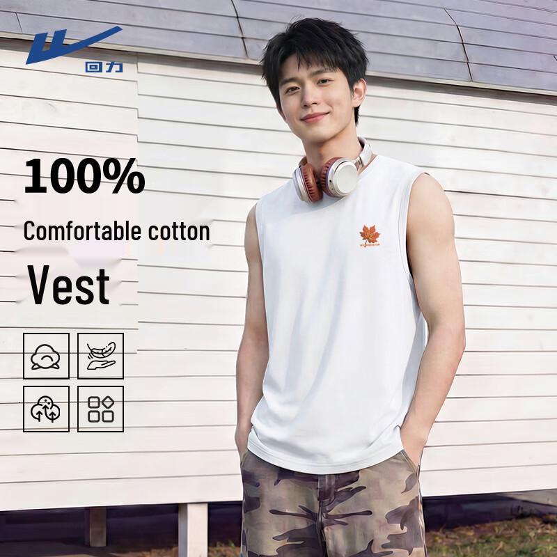 Warrior Мужская sleeveless жилетка из чистого хлопка с графическим принтом