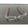 Imported men Rimless Eyeglass wood /metal  eye-ware  55-18-140 JL286093830013