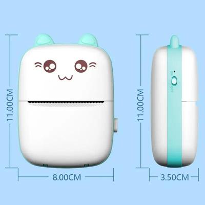 Мини-термопринтер Портативный беспроводной Bluetooth-принтер без чернил