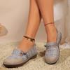 Женская обувь на плоской подошве 2024 года, летние новые модные лоферы, легкие дышащие повседневные кроссовки, популярные дизайнерские туфли на плоской подошве для женщин