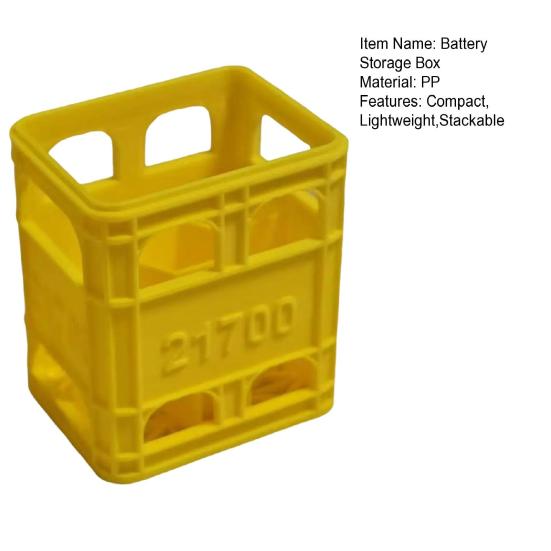 Коробка для хранения батареек с надежной защелкой, компактный органайзер для батареек