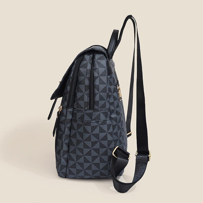 PU Backpack Women Printed Backpack