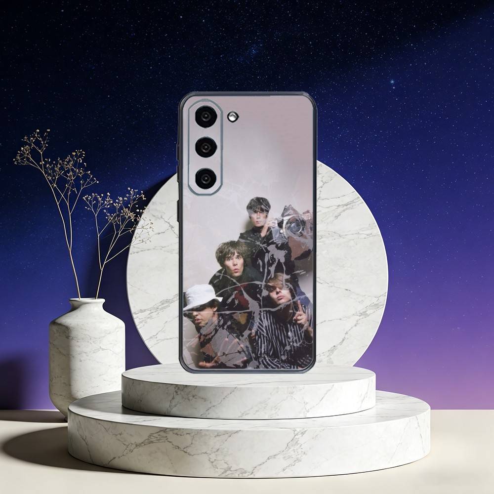 The Stone Roses Band Phone Case For Samsung Galaxy A73,A72,A71,A70,A53,A52,A51,Others Soft Black Cover