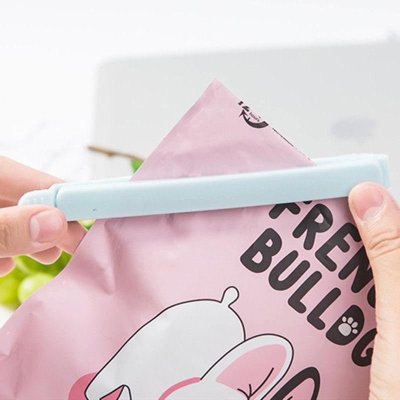 10 шт. Зажимы для запечатывания пищевых пакетов Пластиковые цветные зажимы для пакетов Для кухни Закусок Кофе Картофельных чипсов Пакет для хранения продуктов