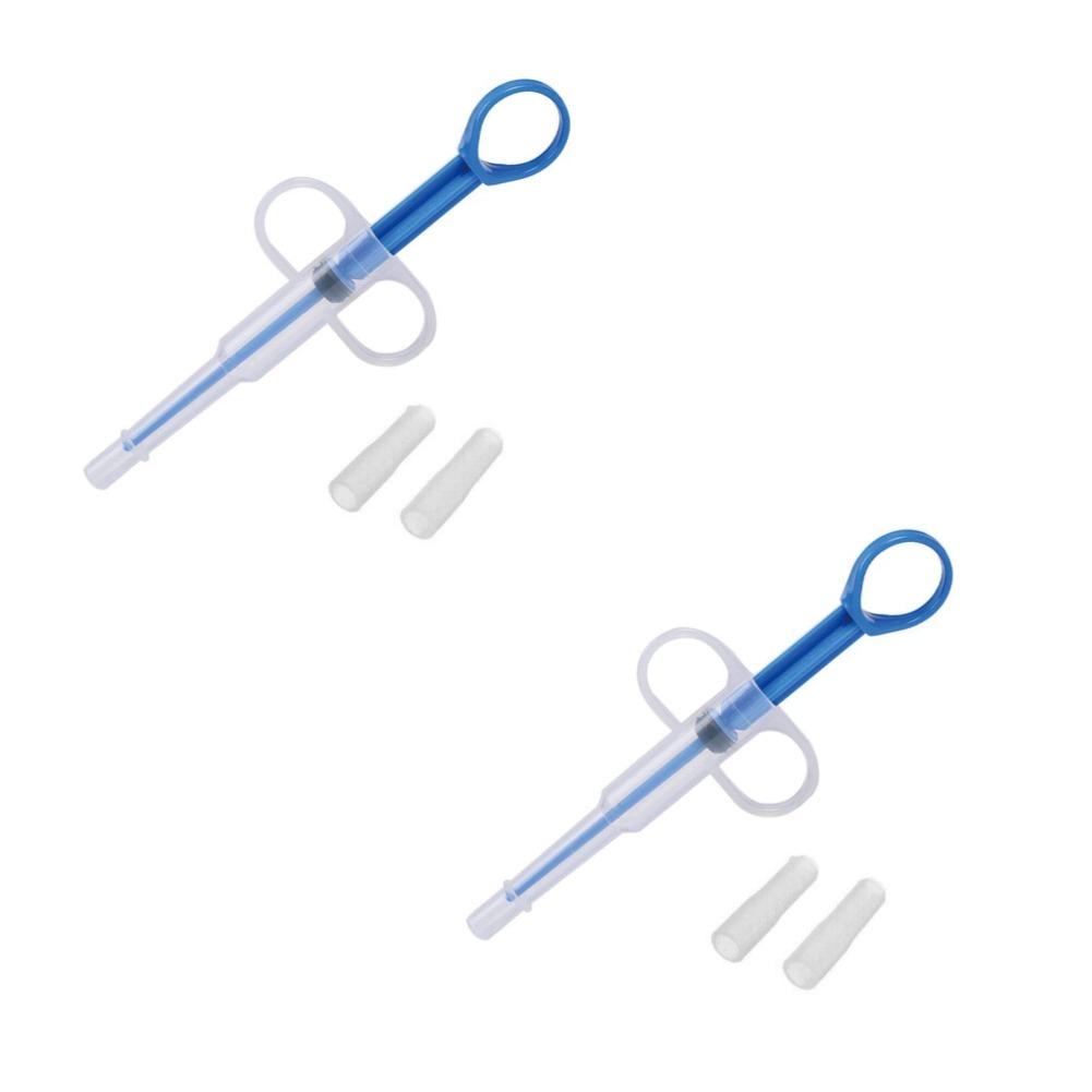 1/2/3pc Pet Medicine Syringe Tablet Cat Dog Feeder Medicine Dispenser Pill Gun Piller Push Dispenser Injection Needle Container