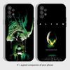 Чехол для телефона A-Alien X-Xenomorph для Samsung Galaxy A13, A21s, A22, A31, A32, A52, A53, A71, A80, A91 Мягкая черная крышка