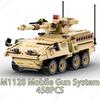 2024 Modern Military BOXER XM808 Armor Vehicle DANA M2 BTR-4 Infantry Fighting Car Model Building Blocks Sets Doll Brick Kid Toy