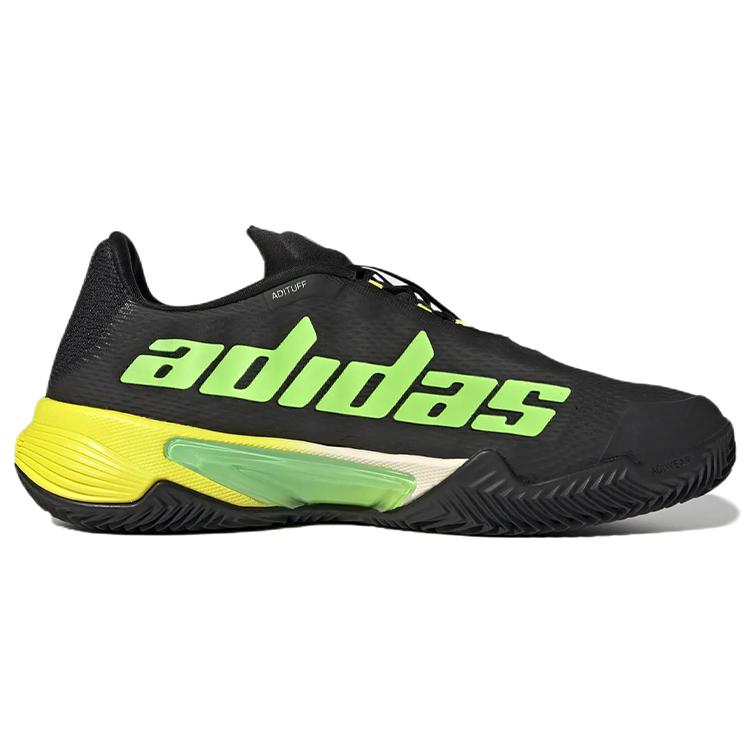 adidas Мужские теннисные кроссовки Barricade Clay 'Черный Зеленый' GY1435