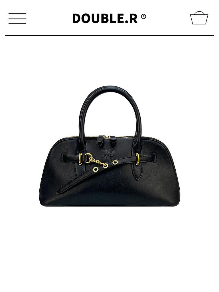 Miu Aventure Ретро кожаный портфель и сумка