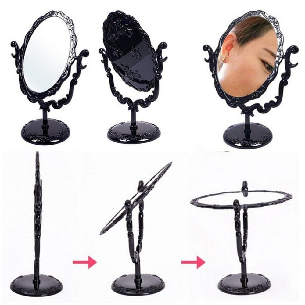 Rotatable Rotation Makeup Mirror European Style Desktop Makeup Mirror  Anniversary Gift