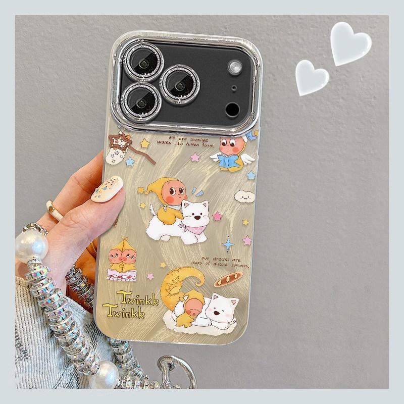Мультяшный пес Защитный чехол для iPhone 14 Plus, 15, 16 Pro Max и 17 Pro