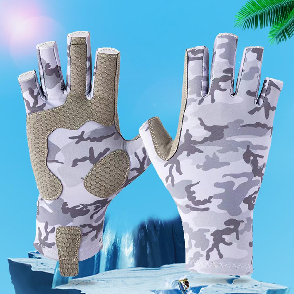 Fingerless Fishing Gloves For Men Women Fishing Equipment Boating Kayaking Womans Hunting Hiking Running Cycling