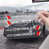 Xkfr3 4 шт. Автодекор Наклейки с логотипом на ручки дверей автомобиля Наклейки на зеркало заднего вида Для Chevrolet Cruze Captiva Malibu Trax Aveo Spark