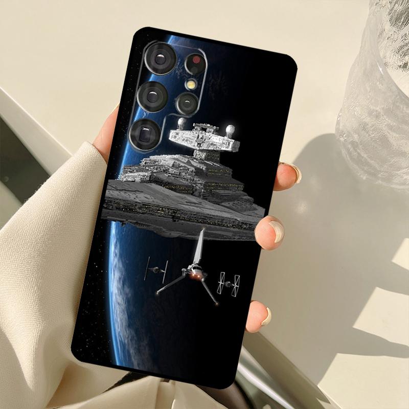 Художественный чехол Космический корабль для Samsung Galaxy S25 Ultra S21 S22 S23 S24 Ultra S9 S10 Plus S20 FE S25 FE Задняя крышка