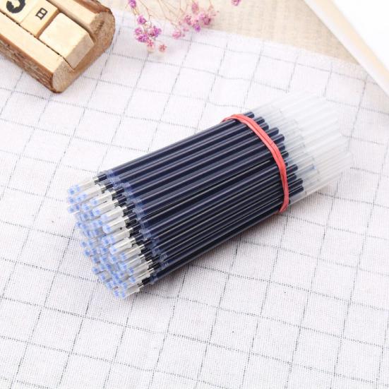 20 шт. гелевых стержней износостойкие супергладкие пластиковые чернила игольчатый наконечник 0,5 мм стержни для офиса