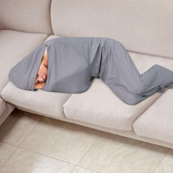 Осенне-зимний термоспальный мешок, дышащий компрессионный спальный мешок, носимое одеяло, для кемпинга на открытом воздухе, для взрослых, с капюшоном, конверт, спальный мешок