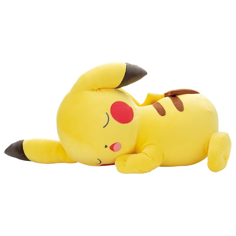 Takara Tomy Arts Покемон Спящий Друг Расслабляется Дома Плюшевая Игрушка Пикачу, Прибл.. Ширина 74 см