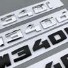 Letter Number Emblem for  M M1 M2 M3 M4 M5 M6 M7 M8 X4M X5M X6M M540i M135i M335i M240i M550d M750Li Car Trunk Badge Sticker
