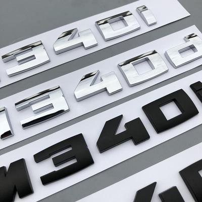 Эмблема с буквенным номером для M M1 M2 M3 M4 M5 M6 M7 M8 X4M X5M X6M M540i M135i M335i M240i M550d M750Li Наклейка на багажник автомобиля
