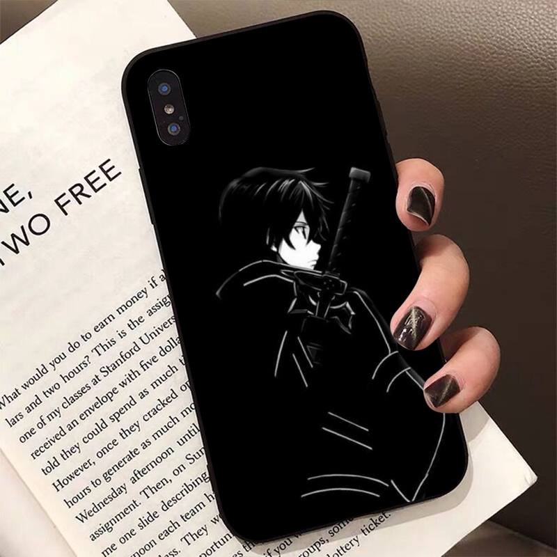 Чехол для телефона аниме Sword Art Online SAO для iPhone 11 12 13 mini pro XS MAX 8 7 6 6S Plus X 5S SE 2020 XR