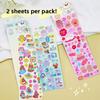 2 Sheet Creative Student Notebook Decoration Stickers