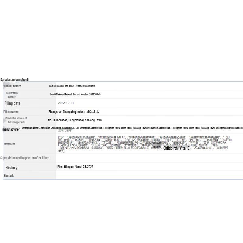 POTE Oil Control Anti-Acne Shower Gel