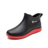 Men's and Women's Water Shoes Short Tube Thickened Non-slip Rubber Shoes Fashion Shoes Martin Snow Kitchen Waterproof Boots Couple Rain Shoes