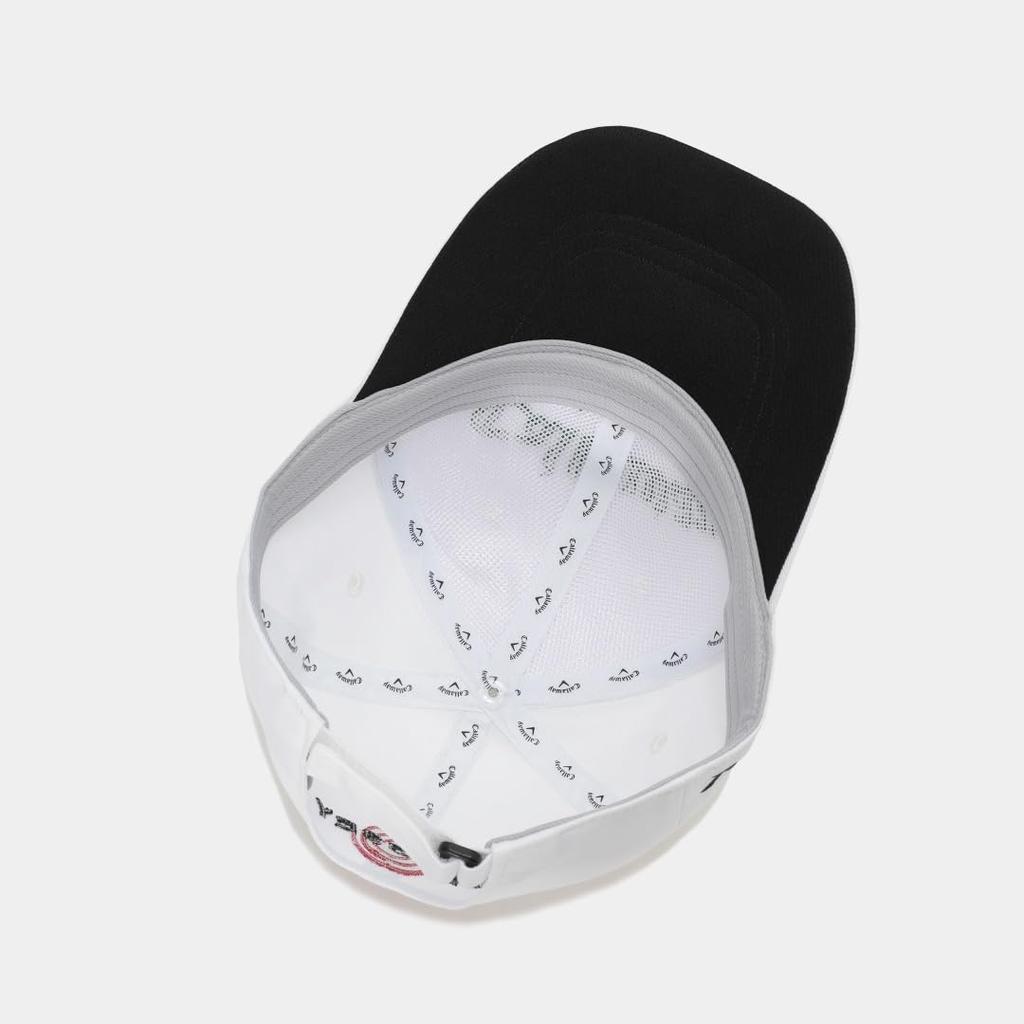 Классическая кепка TOUR TW CAP JM для гольфа x Зеленая FR [Callaway] Мужская / 26SS_1034_Белая