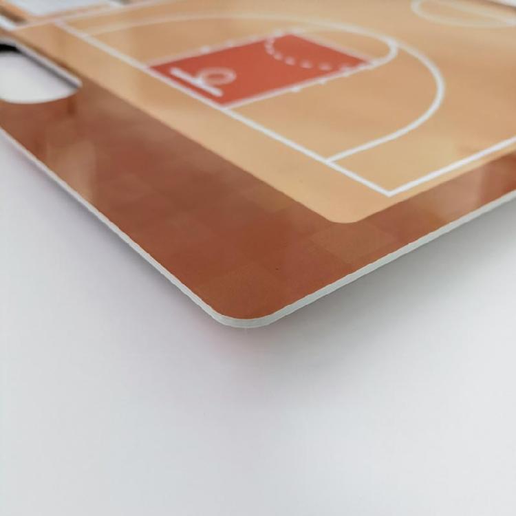 Двусторонняя баскетбольная доска для половины площадки, стираемая насухо, тренерская доска для футбола