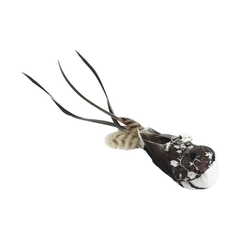 Интерактивная игрушка для кошек Handfree Cat Stick Играющий котенок Играющий тизер Палочка Игрушка на присоске Птица/перо Кошачья палочка Товары для домашних животных
